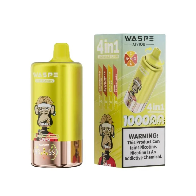 Vaper redondo amarillo